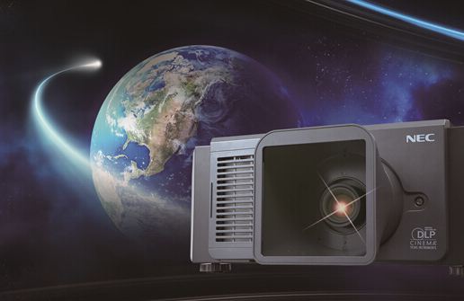 全球首获DCI认证激光数字电影放映机：NEC NC1100L-A+ 