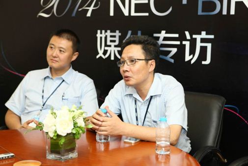 NEC（中国）有限公司数字电影机销售事业部副总经理李敬介绍NC1100L市场战略