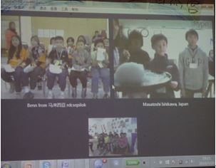 同其他国家地区小学生视频通话交流感受