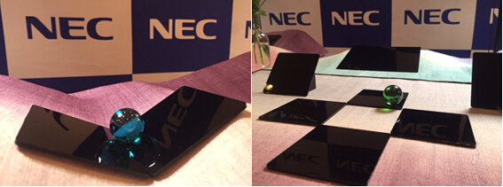 NEC全球董事长远藤信博(图中第二排右二)